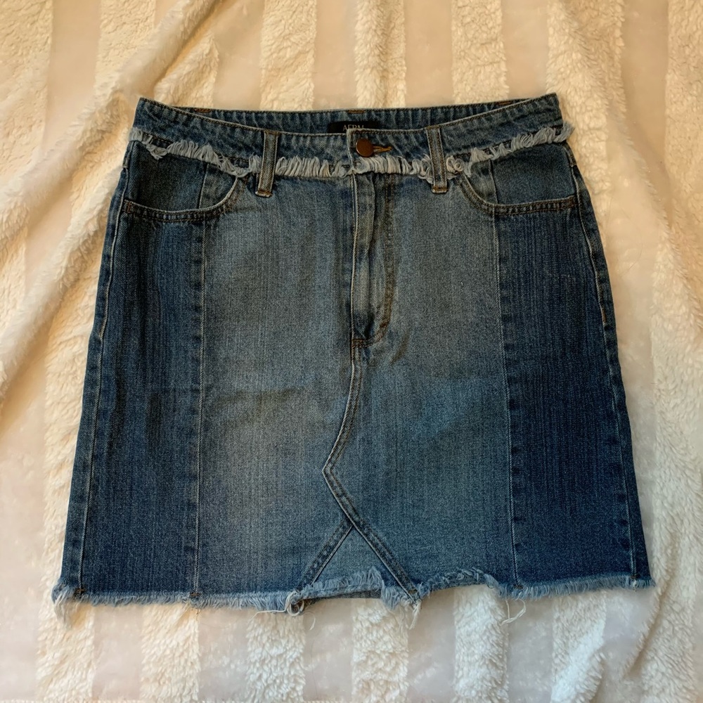 AFRM Jean Skirt